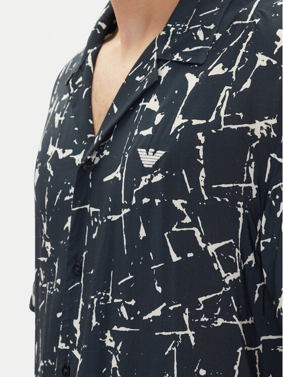 Emporio Armani Emporio Armani Srajca EM000593 AF12351 FB070 Mornarsko modra Regular Fit