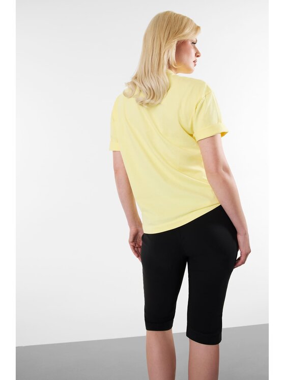 Guess Guess T-Shirt 182691 Žlutá Classic Fit