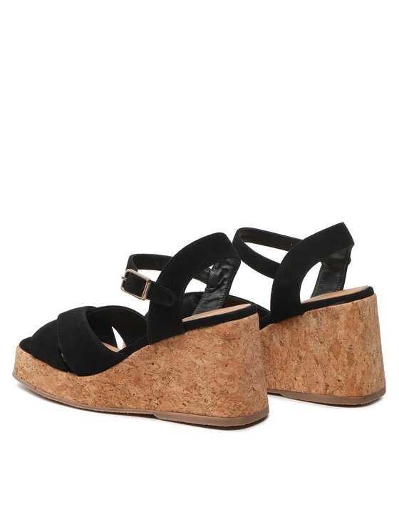 Espadrillas Thea Cork/007 023073-100 Nero
