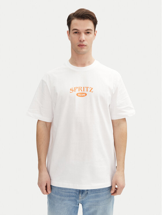 Only & Sons Tričko Spritz 22034398 Biela Relaxed Fit