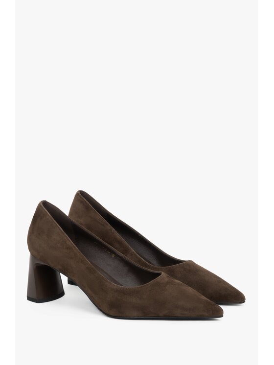 Estro Estro Γοβάκια ER00119249 Σκούρο καφέ