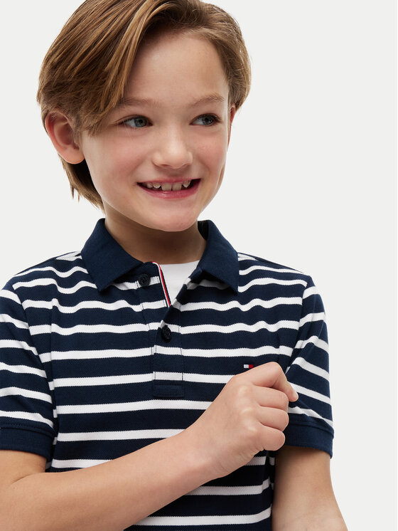 Tommy Hilfiger Tommy Hilfiger Polo KB0KB09103 Tamnoplava Regular Fit