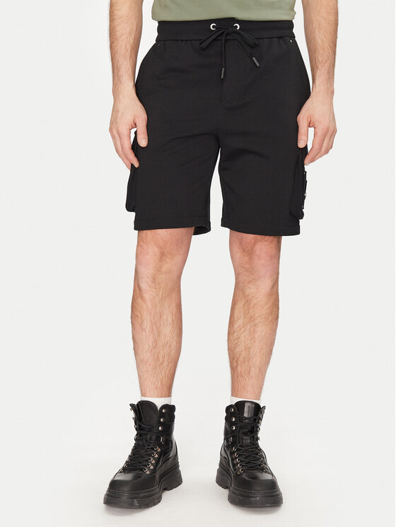 Férfi Sport rövidnadrág Moose Knuckles, Méret: XXL, Fekete, Hartsfield M14MR794