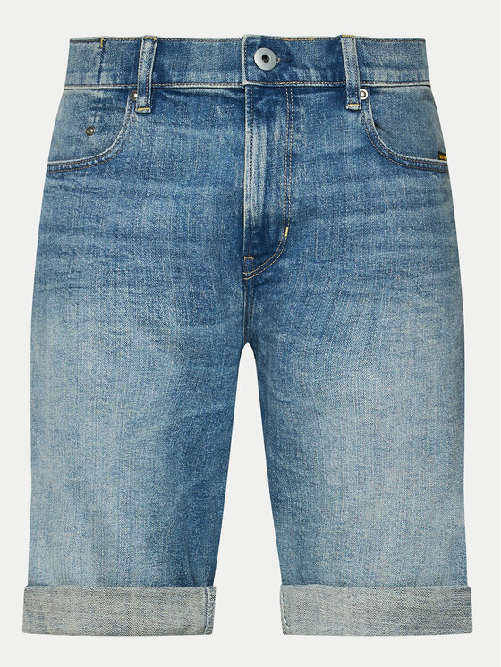 G-Star Raw Džínsové šortky Mosa D24430-D498-G564 Modrá Regular Fit