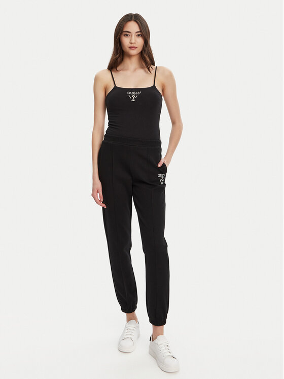 Guess Guess Teplákové nohavice V5RB13 KC3D2 Čierna Regular Fit