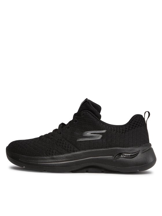 Skechers Skechers Sneakersy Go Walk Arch Fit 124403/BBK Čierna