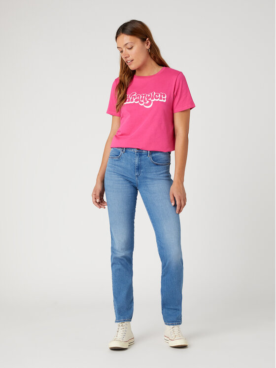 Wrangler Wrangler Jeansy Slim 610 W26LCY37M 112332355 Niebieski Slim Fit