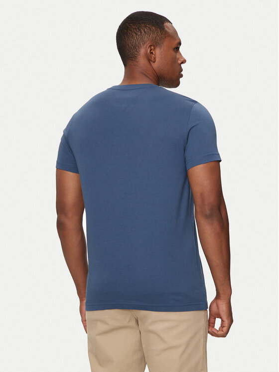 Tommy Hilfiger Tommy Hilfiger T-shirt Logo MW0MW11797 Plava Slim Fit
