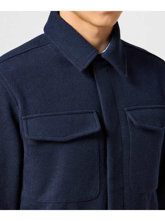 Wrangler Wrangler Kurtka przejściowa 112357212 Granatowy Regular Fit