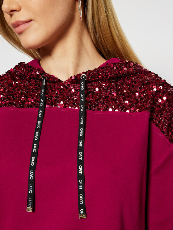 Felpa TA1053 J6144 Rosa Cropped Fit