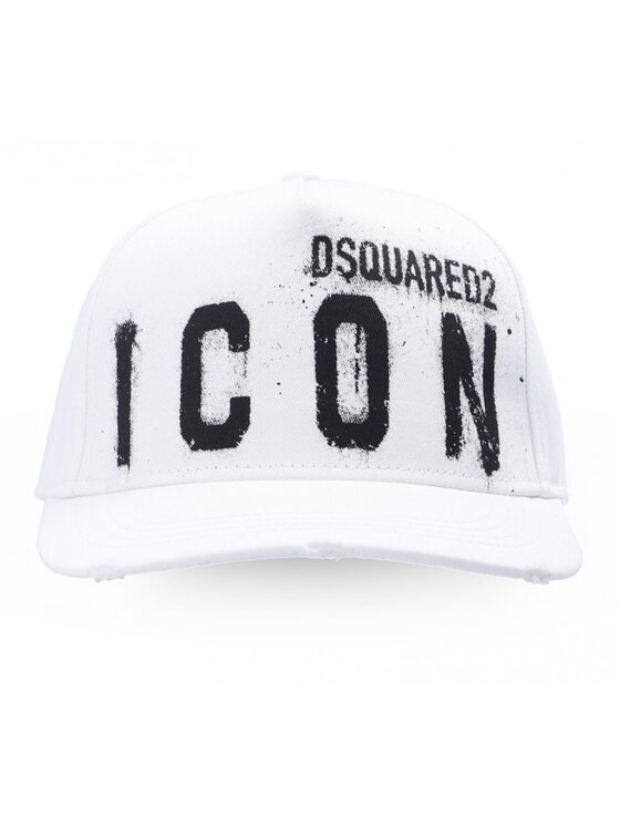 Dsquared2 Dsquared2 Czapka z daszkiem BCM0605 05C00001 1062 Biały