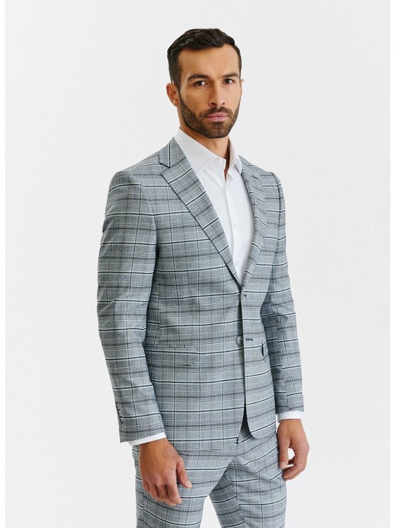 Pako Lorente Pako Lorente Marynarka P23SF-3G-032 Szary Slim Fit