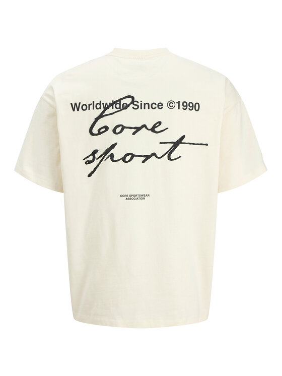 Jack & Jones Jack & Jones T-shirt Dust 12292982 Žuta Loose Leg