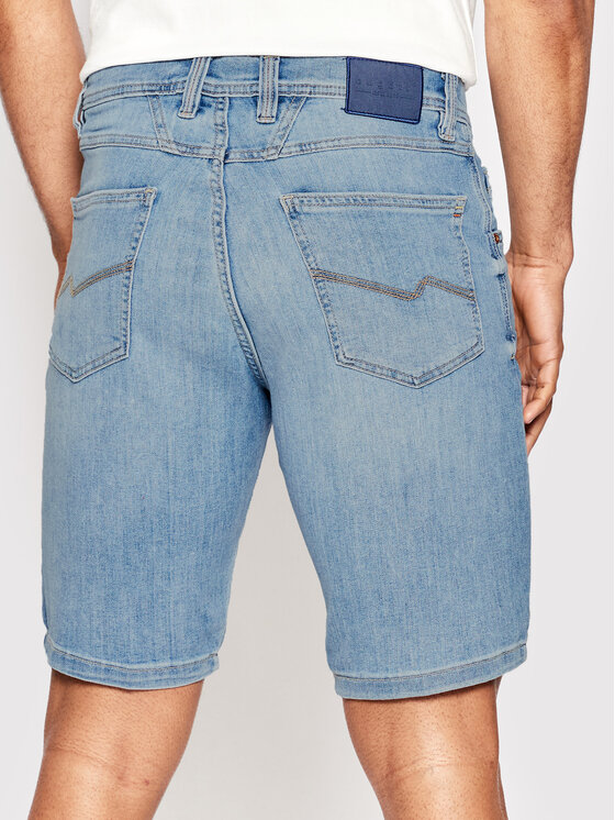 Pantaloncini di jeans 3138D 16674 Blu Regular Fit