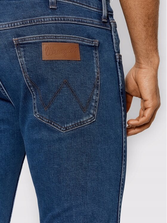 Wrangler Wrangler Jeansy Greensboro Niebieski Regular Fit