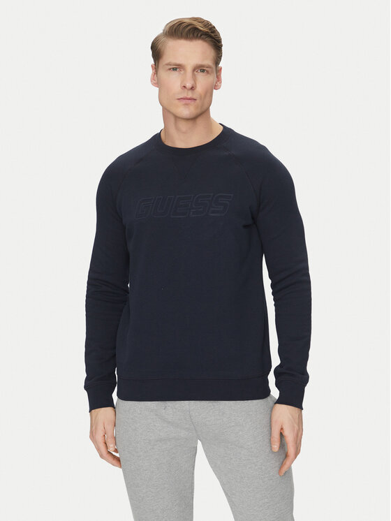 Guess Guess Felpa Z4YQ16 KAIJ1 Blu scuro Regular Fit