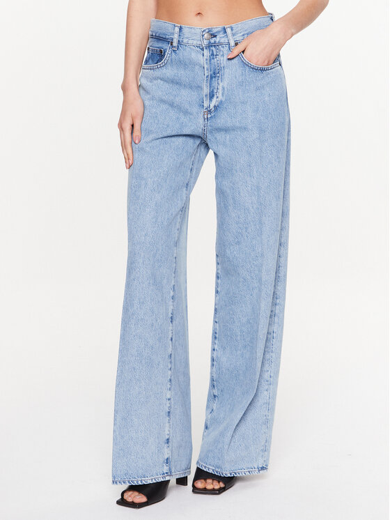 Sisley Jeans hlače 48I3LE027 Modra Regular Fit