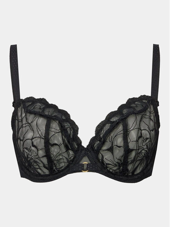 Chantelle Chantelle Podprsenka Bralette Fleur C12M10 Černá