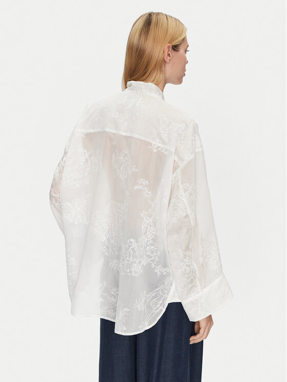 Munthe Munthe Hemd Fortunato 251104025135 Weiß Relaxed Fit