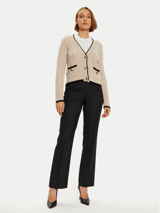 Luisa Spagnoli Luisa Spagnoli Cardigan Mozione 58437 Bej Regular Fit
