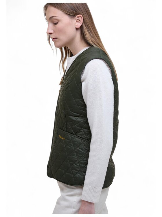 Barbour Barbour Gilet q-dav-59542 Verde Regular Fit