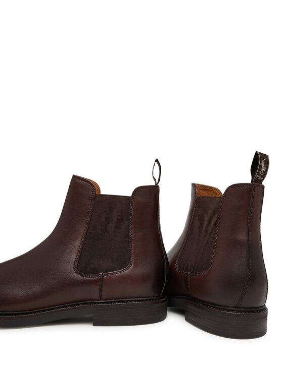Polo Ralph Lauren Polo Ralph Lauren Členková obuv s elastickým prvkom 803978016001 Hnedá