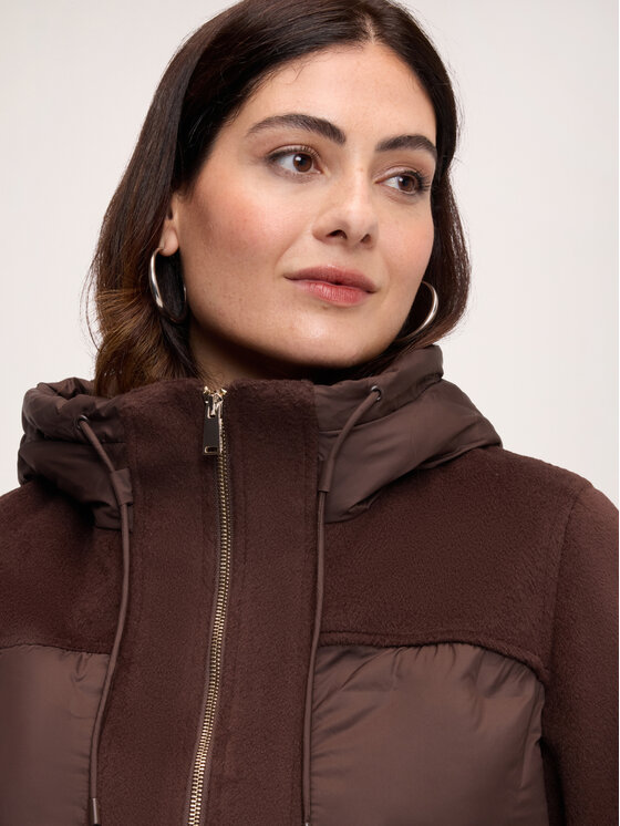 Fiorella Rubino Fiorella Rubino Płaszcz zimowy F079T001518N022 Brązowy Regular Fit