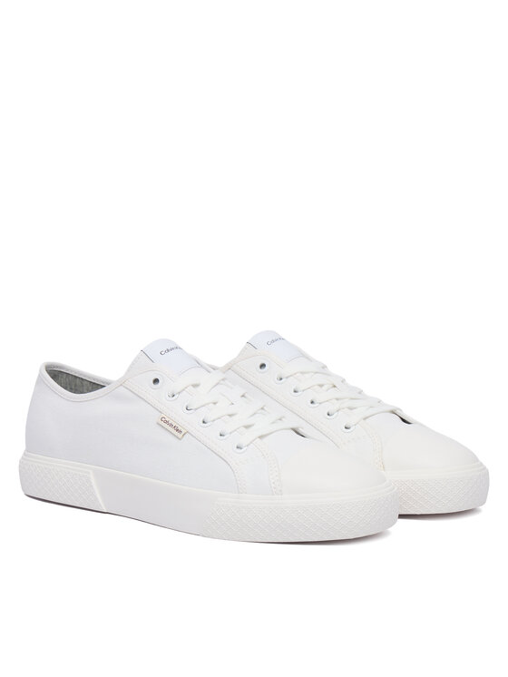 Calvin Klein Calvin Klein Teniși Vulc Laceup Cv HM0HM02121 Alb