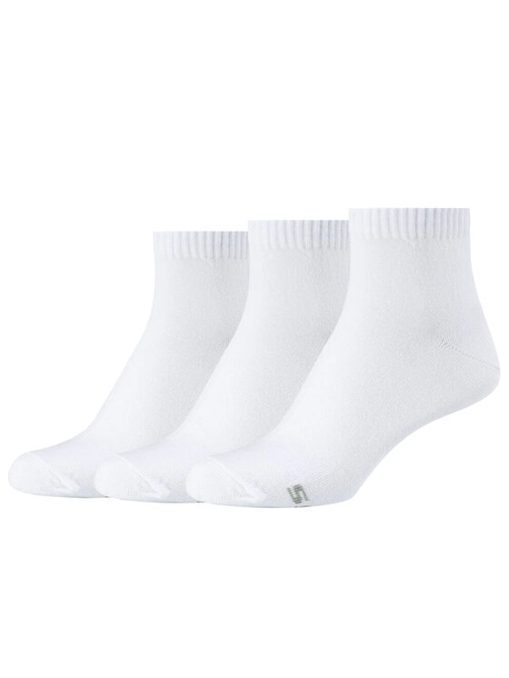 Skechers Skechers Calzini Skechers 3PPK Wm Casual Quarter Socks Bianco