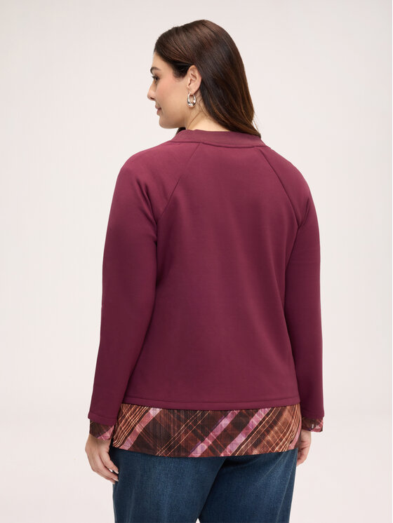 Fiorella Rubino Fiorella Rubino Felpa G899L009520N036 Bordeaux Regular Fit
