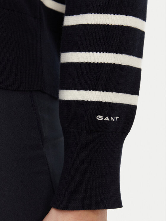 Gant Gant Kardigán 4805319 Sötétkék Regular Fit