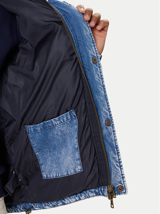 Guess Jeans Guess Jeans Zimné bundy M5BL0Q D6181 Modrá Regular Fit