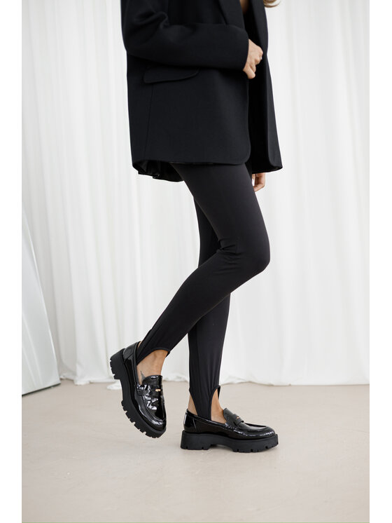 LilaLou LilaLou Legíny Zoe Čierna Slim Fit