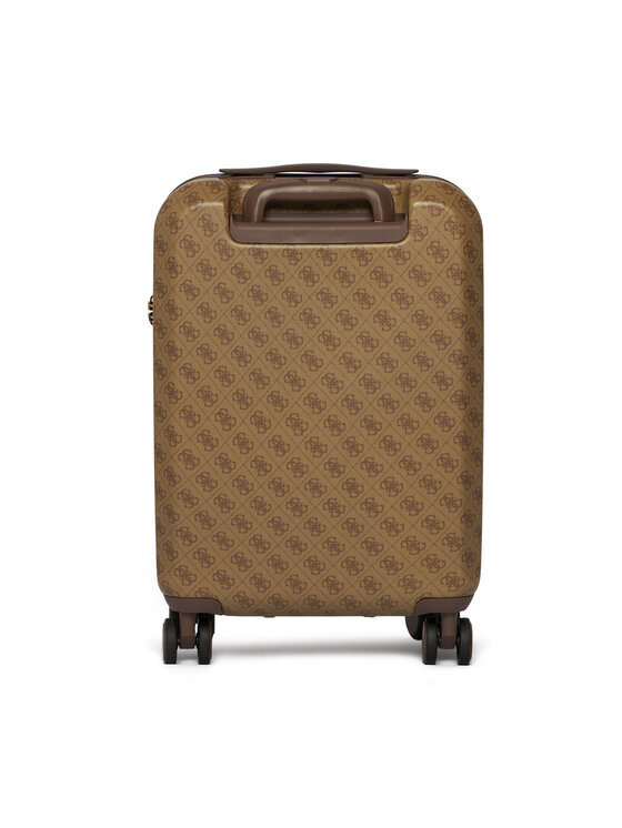 Guess Guess Самолетен куфар за ръчен багаж Latona Tavel TWHK92 11983 Тъмнобежов