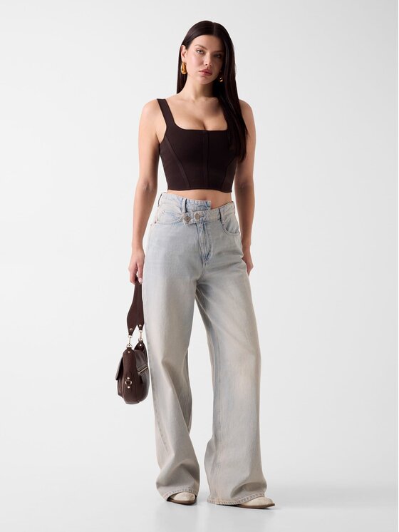 Guess Guess Jeansy 183310 Różowy Relaxed Fit