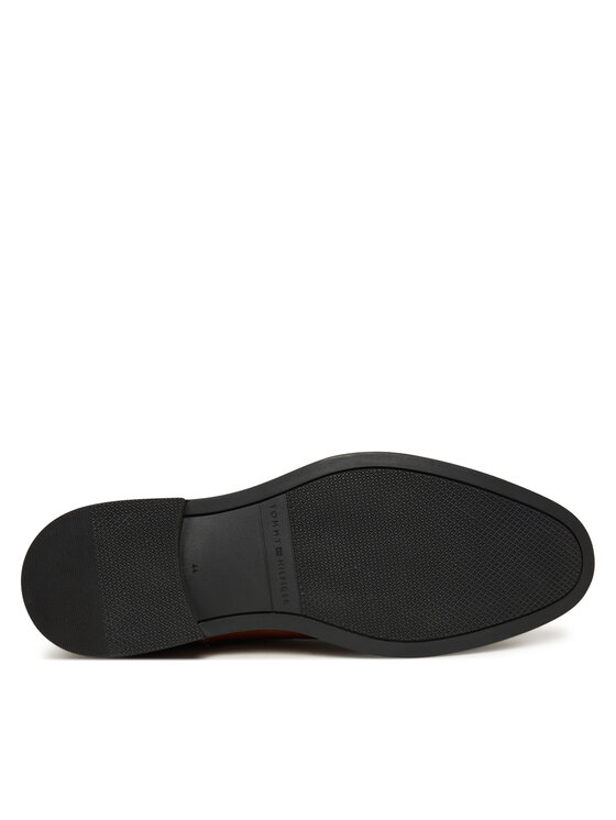 Tommy Hilfiger Tommy Hilfiger Gležnjarji Corporate Hilfiger Lth Boot FM0FM05697 Rjava