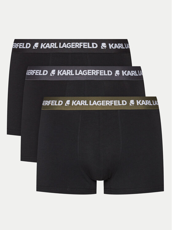 KARL LAGERFELD Set Od 3 Para Bokserica 240M2108 Crna