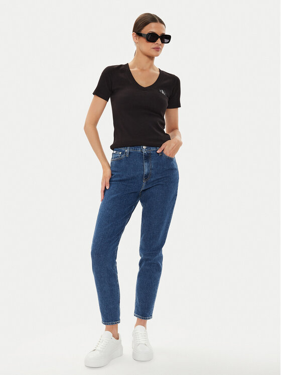 Calvin Klein Jeans Calvin Klein Jeans Majica J20J223274 Črna Regular Fit