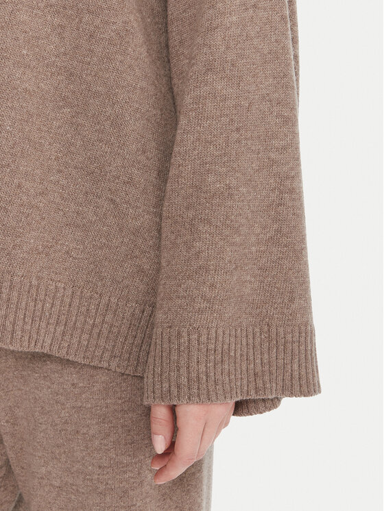Kontatto Kontatto Rollkragenpullover 3M0961C Beige Relaxed Fit