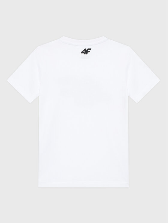 4F 4F T-krekls HJZ22-JTSM002 Balts Regular Fit