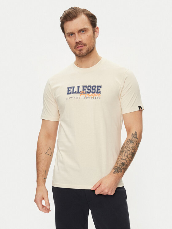 Ellesse Ellesse Marškinėliai Zagda SHV20122 Balta Regular Fit