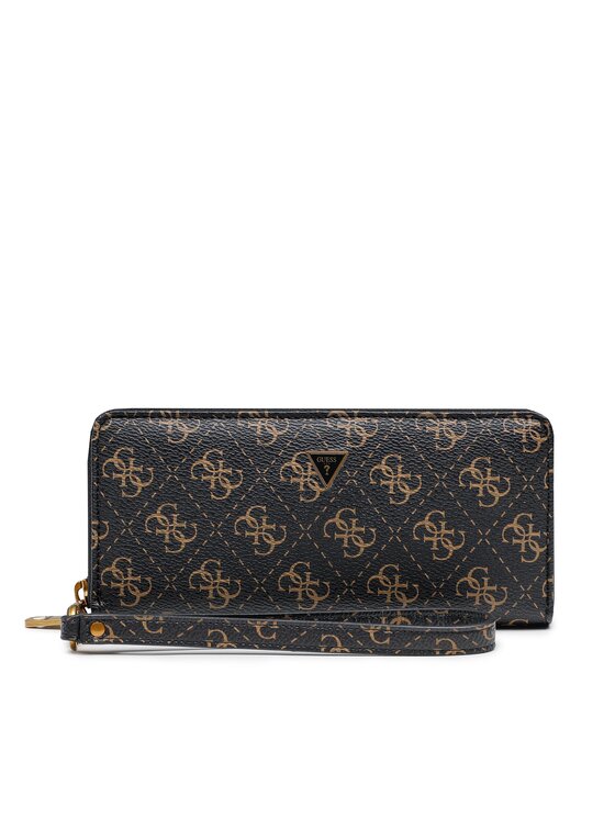 Guess Guess Портфейл Vezzola Smart SLG SMEVZL LEA77 Кафяв