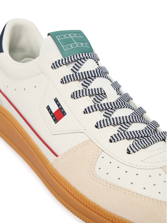 Tommy Jeans Tommy Jeans Αθλητικά The Greenwich Edge Leather EM0EM01731 Λευκό