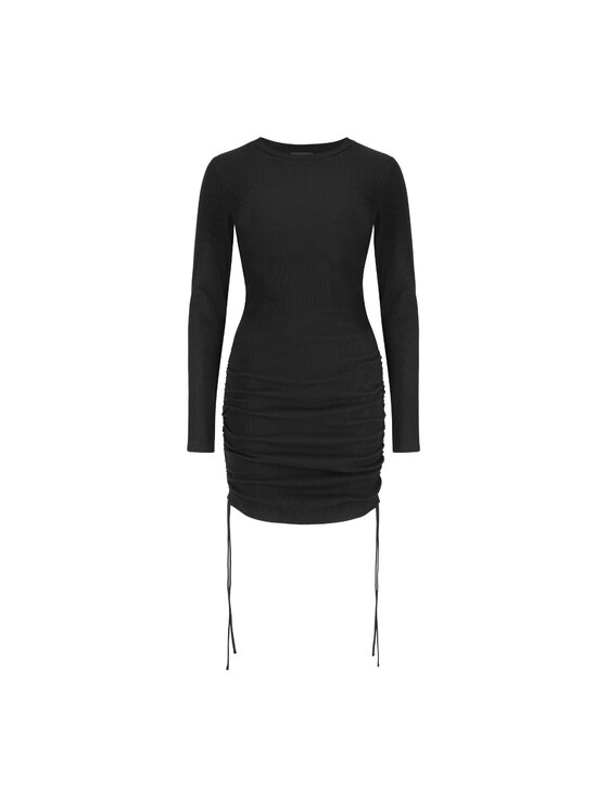 La Mania La Mania Každodenné šaty FAITH 3 Čierna Classic Fit