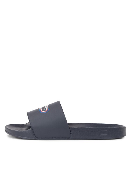 Tommy Hilfiger Tommy Hilfiger Ciabatte Rwb Hilfiger Oly Pool Slide FM0FM05019 Blu scuro