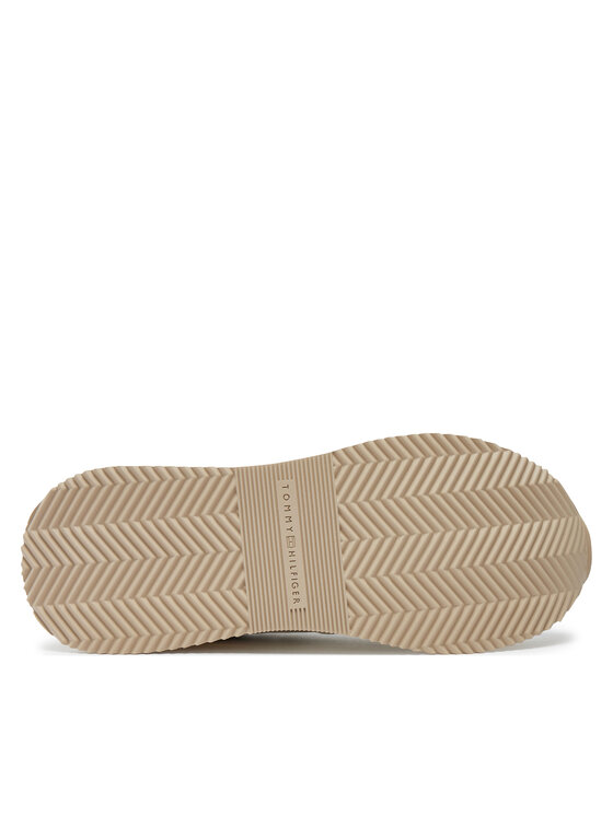 Tommy Hilfiger Tommy Hilfiger Snīkeri Chic Chunky Runner FW0FW08203 Écru