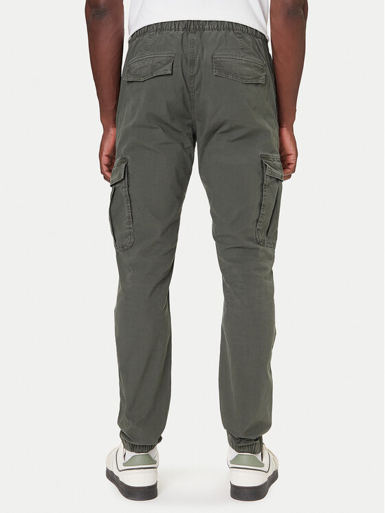 Tommy Jeans Tommy Jeans Pantaloni din material DM0DM22003 Verde Regular Fit