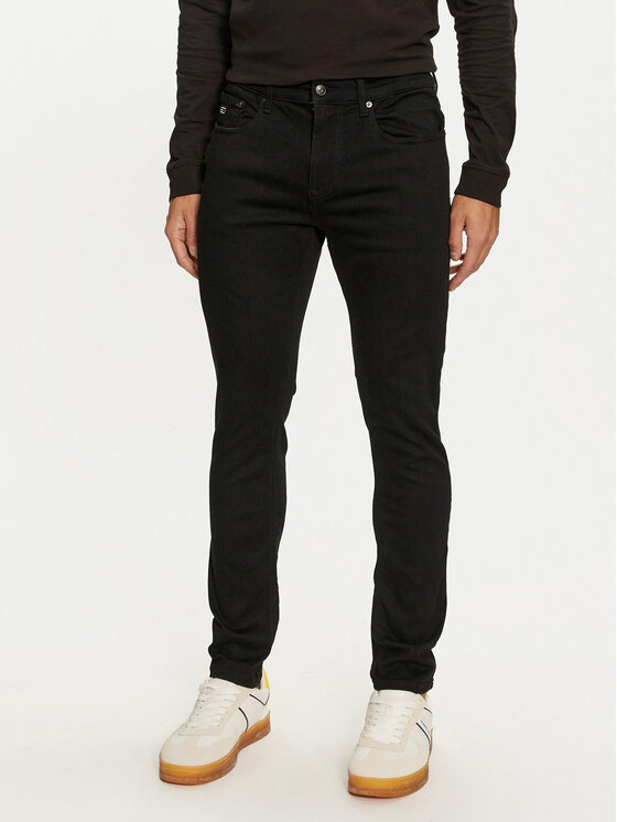 Tommy Jeans Džínsy Austin DM0DM20708 Čierna Slim Fit