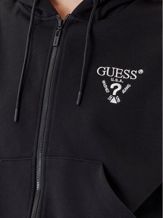 Guess Guess Bluza V5RQ20 KC3D2 Czarny Regular Fit