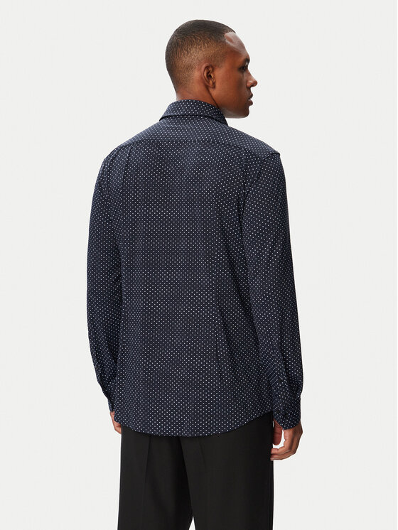 HUGO HUGO Košile Kenno 50566332 Tmavomodrá Slim Fit